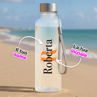 Borraccia Loira Personalizzata con Inziale e Nome