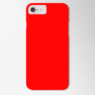Red Cover for iPhone Personalized with photo and scannable Spotify song