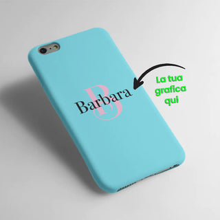 Cover iPhone Protettiva personalizzabile con nome e iniziali