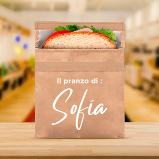 Porta Snacks Termico Personalizzato cm 18x18