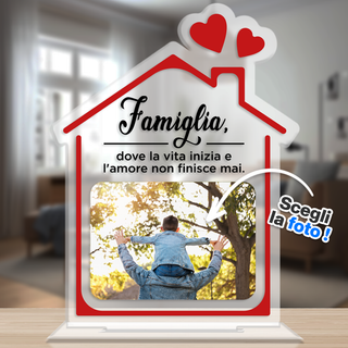 Targa in Plexi Casa con Foto Personalizzata