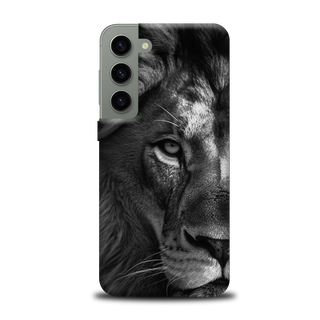 Lion Design Protective Cover for Samsung personalized with name and initials