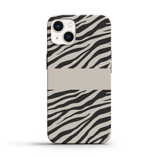 Personalized Zebra Protective iPhone Cover with name