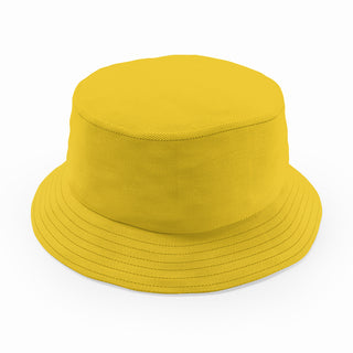 Cappello Giallo Miramare personalizzato con iniziali ricamate.