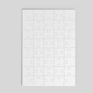 Puzzle Blu Verticale Personalizzabile A3 verticale con foto e dedica Stampa Sublimatica.