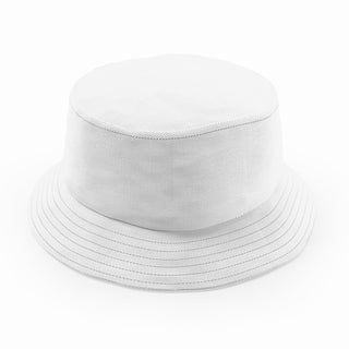 White Miramare hat personalized with your name embroidered.