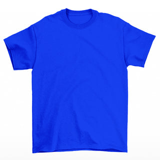 Blue T-shirt customizable with photo/phrase/initials