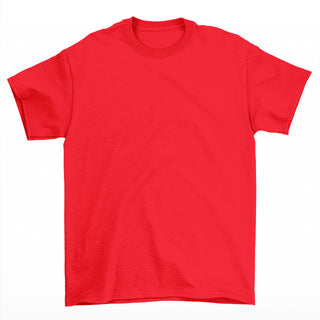 Red T-shirt customizable with photo/phrase/initials