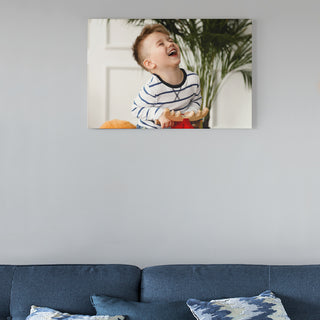 Customizable canvas picture with children's photos measuring 40 x 30