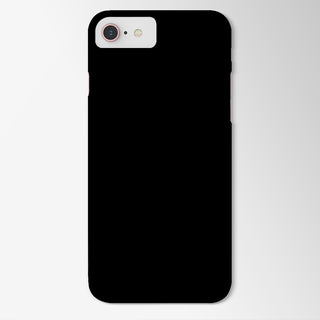 Black Cover for iPhone Personalized with photo and scannable Spotify song 