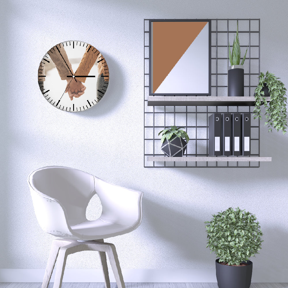 Orologio da parete in plexiglass personalizzato con foto, diametro 30