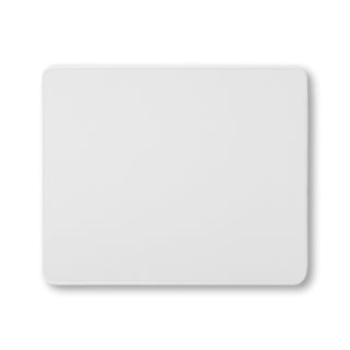 White Mouse Pad Personalized with initials and name